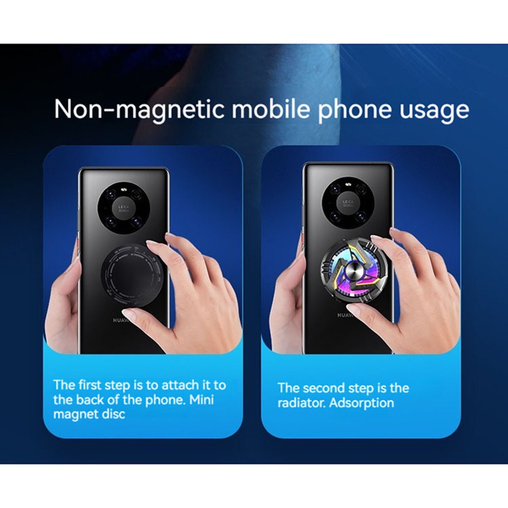 Semiconductor Magnetic Cell Phone Cooler Two-speed Adjustable Cooler
