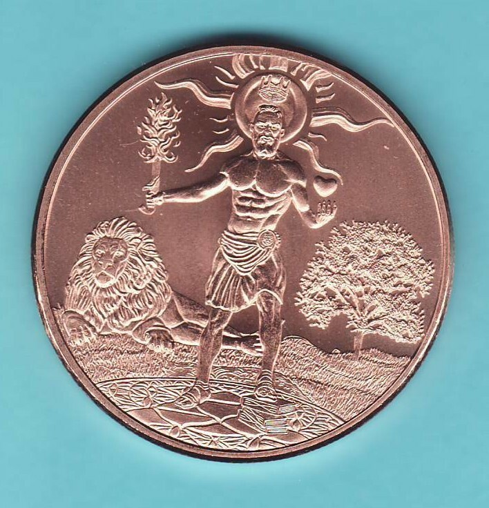 KING WITHIN  1 oz. Copper Round  MINI MINTAGE  #53 Silver Shield  2018