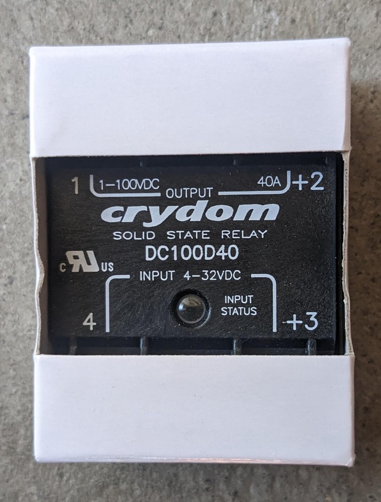 DC100D40 - Solid State Relay, 40 A, 100 VDC, Panel