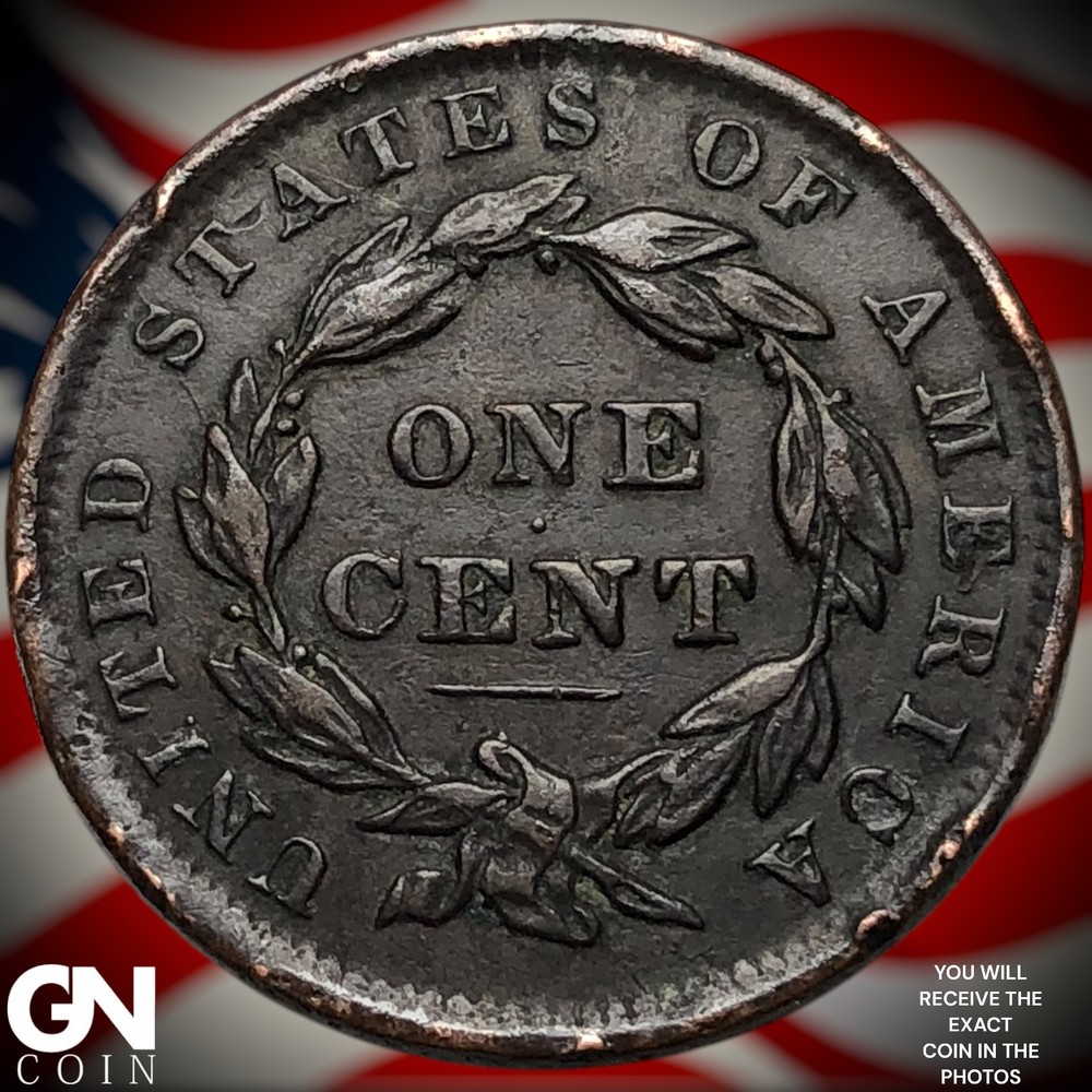 1837 Coronet Head Large Cent Z1163