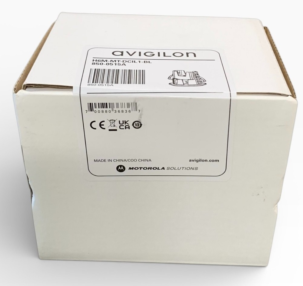 Avigilon Unity H6M-MT-DCIL-1-BL In-Ceiling Mount, Black