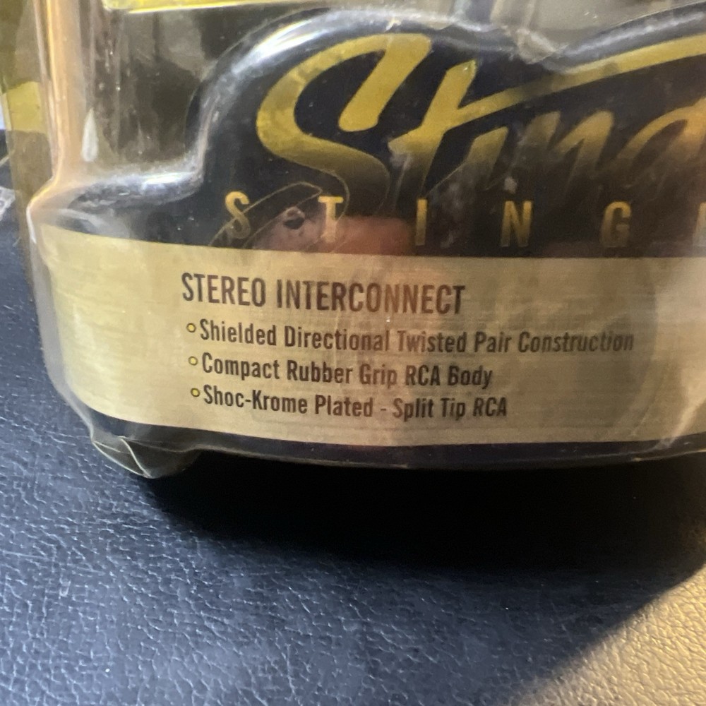 Stinger interconnect RCA 20 foot cable SHI2120