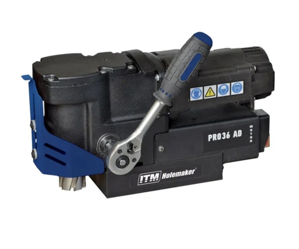 HOLEMAKER Pro 36 AD Magnetic Drill + Annular Cutter Asset A, Broach - HMPRO36AD