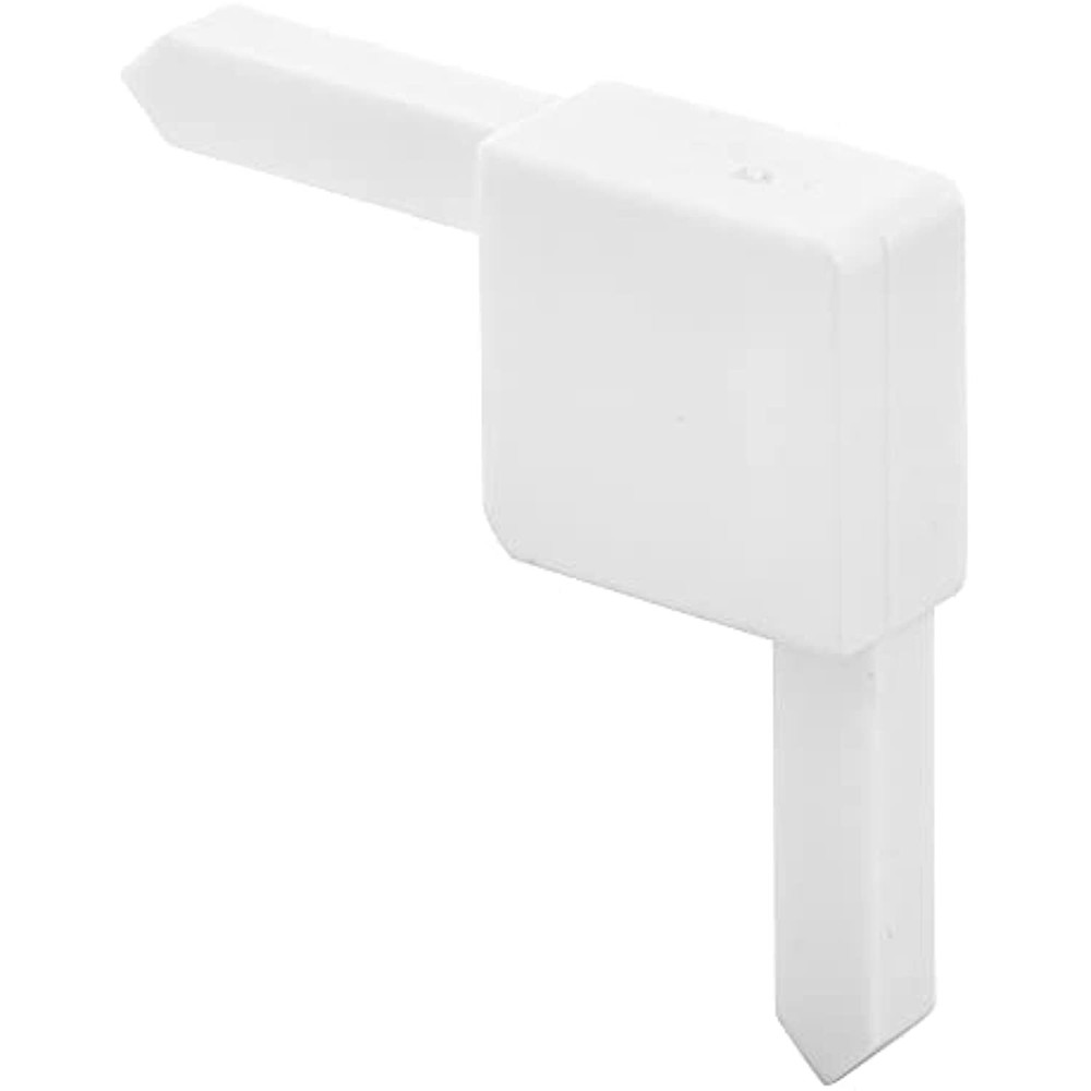 Prime-Line PL 14323 Window "C" Sash Corner, White Plastic, White Plastic