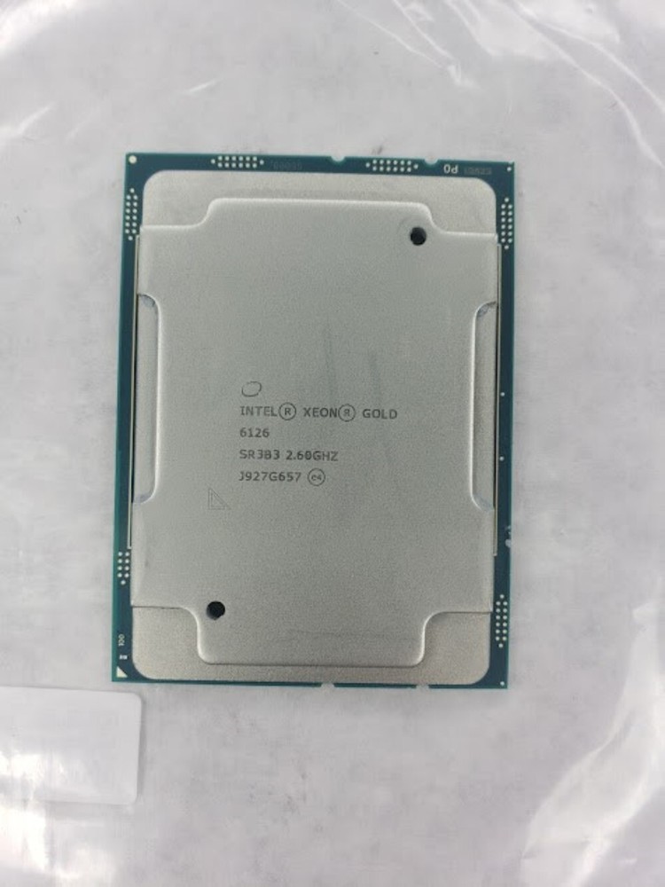 Intel Xeon Gold 6126 CPU, SR3B3, 19.25M Cache, 2.60 GHz