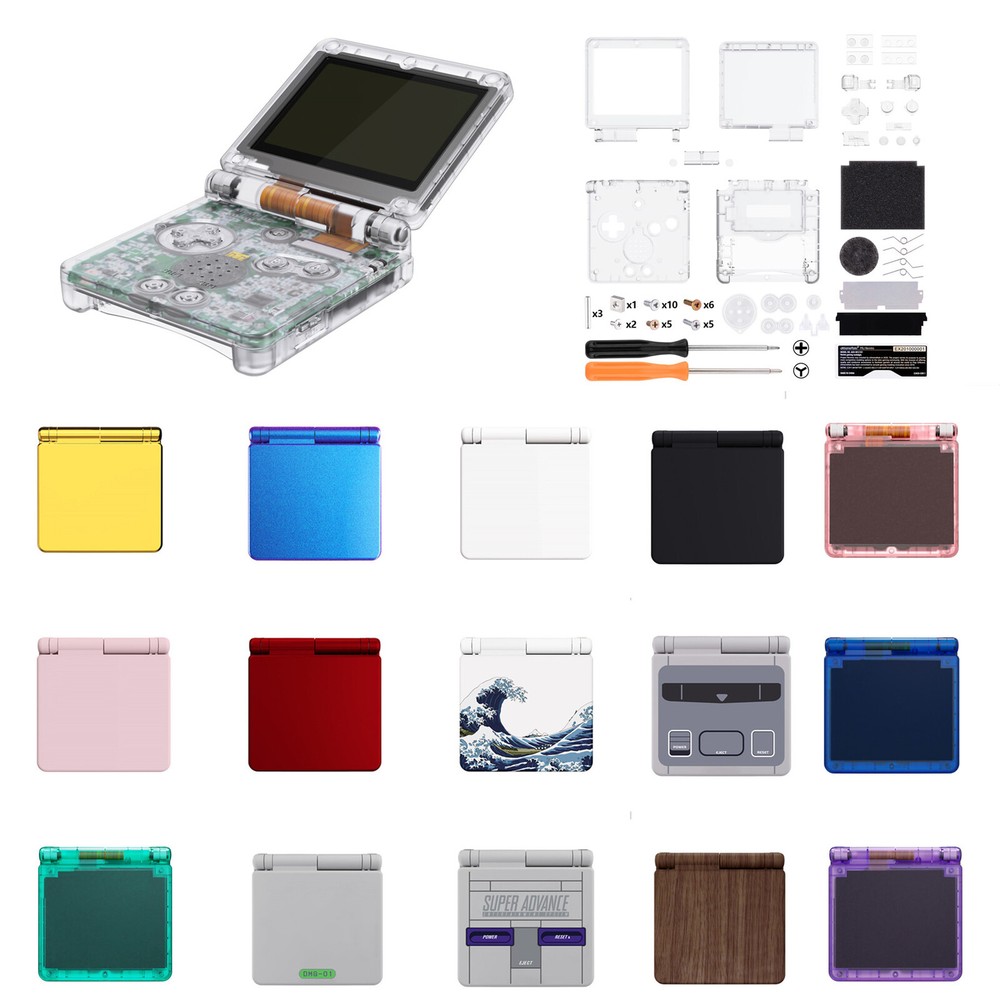 IPS Ready Upgraded Replacement Full Housing Shell for Gameboy Advance SP GBA SP