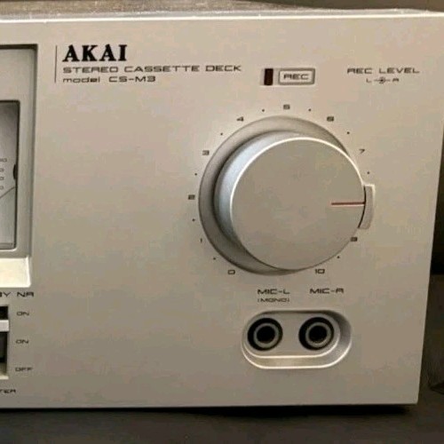 REC LEVEL Control Knobs For Akai CS-M01A CS-M02 CS-M3/M4 Stereo Cassette Deck