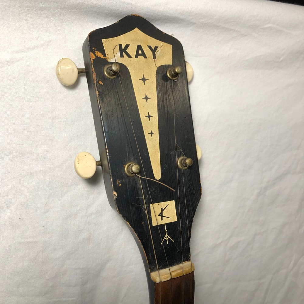 1950s 60s Kay 4 String Openback Banjo AS IS