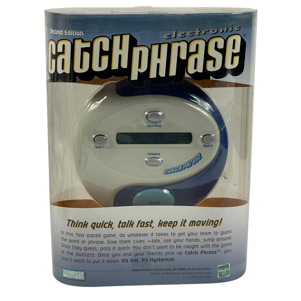 Electronic Catch Phrase Party Game Second Edition NEW Handheld
