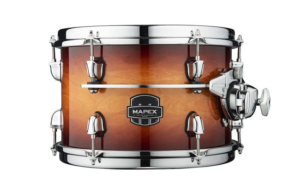 Mapex Saturn Evolution 10x8" Exotic Sunburst Lacquer Drum Rack Tom Maple-Walnut