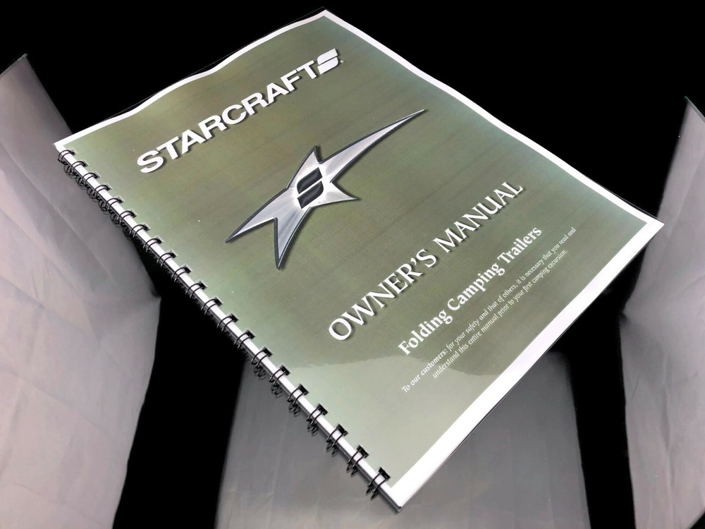 Starcraft 2008 Folding Camping Trailers Owners Manual User Guide Instructions