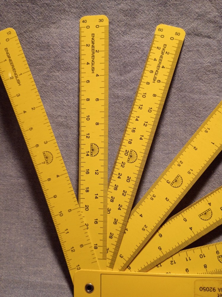 MULTISCALE Scaler Architect/Engineer Drafting Fan -Curtis Engineering Corp. used