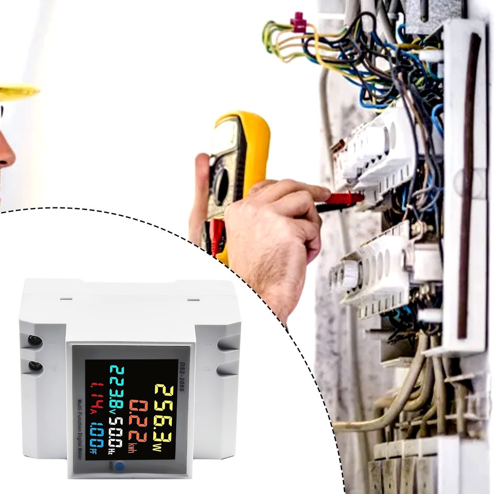 DIN Rail AC Power Meter. Measurement Parameters Din Rail High-Precision