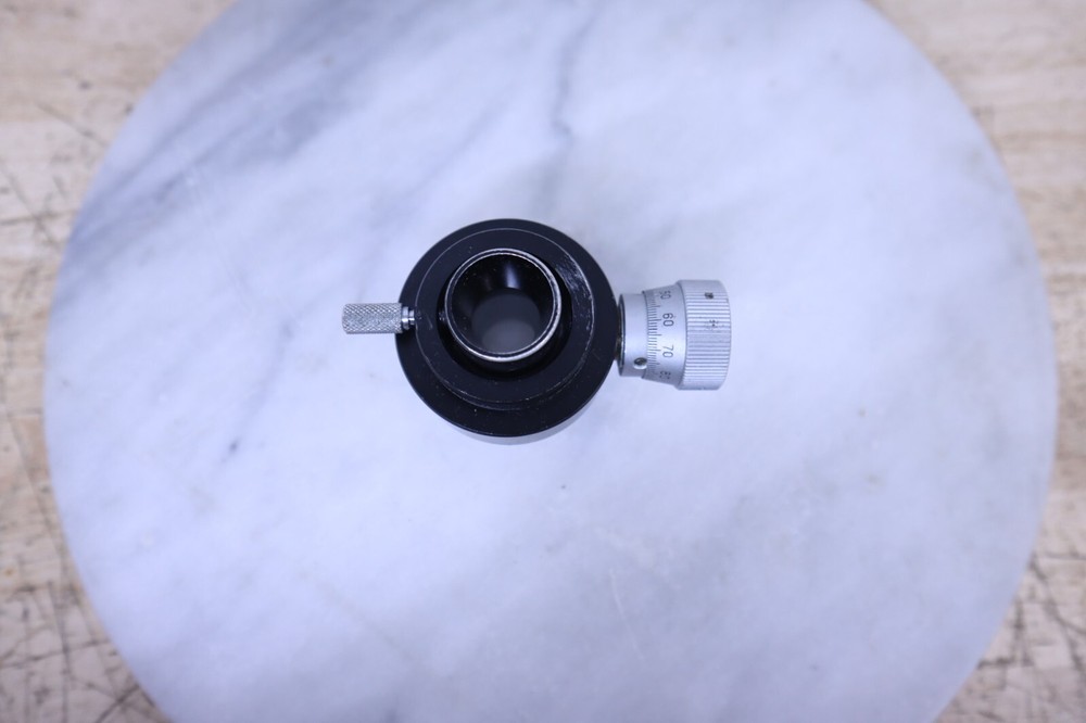 Nice Used Original Optem Microscope Camera Adapter 10X 0.01mm Micrometer - USA