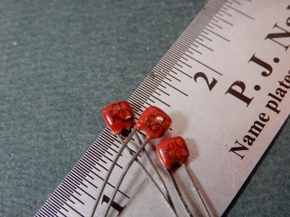 Sprague .01uf Capacitors Unknown Voltage (Low) Qty Shown 200?