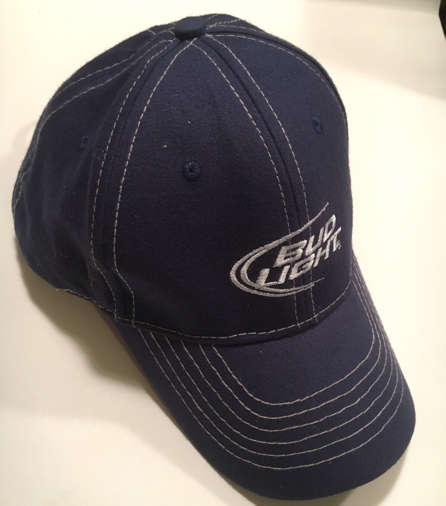 Bud Lite Beer Hat Blue Adjustable Adult Cap/Hat