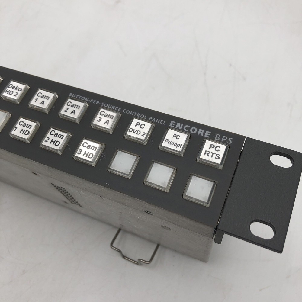 USED Grass Valley - Encore BPS Control Panel POWERS ON AS IS READ F