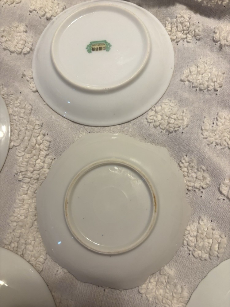 Eclectic Set of Saucers 14 Pieces Total