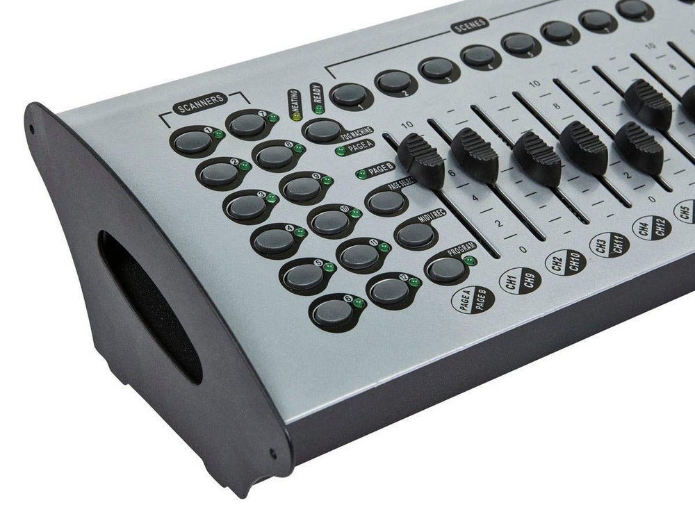Monoprice 16-Channel Universal DMX-512 Controller - MIDI Compatible, Grey