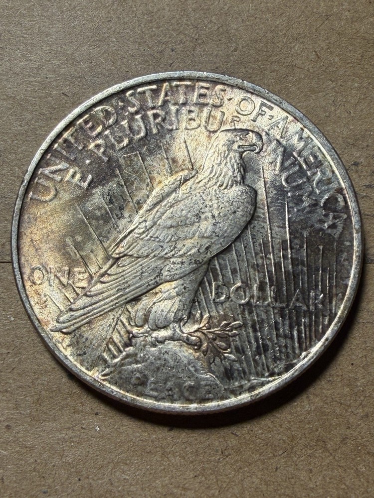 1922 Peace Dollar - BU - Toned - As Shown! (#2435)