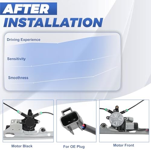 741-645 Front Right Passenger Side Power Window Regulator Replacement