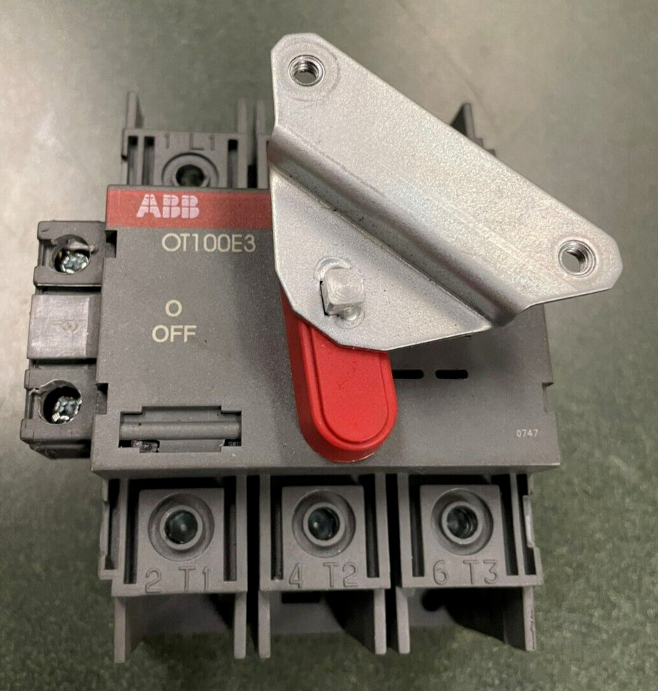 ABB OT100E3 3Pole 100Amp 600V Disconnect