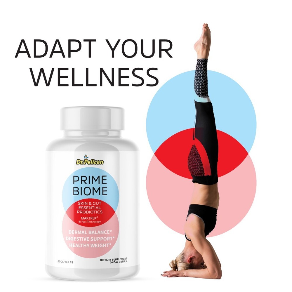 Prime Biome- Digestive Support- 5 Bottles- 300 Capsules