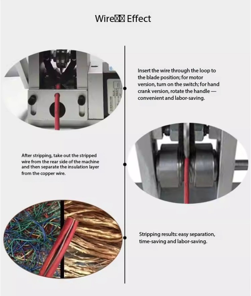 Electric Wire Stripper Stripping Copper Wire Artifact Stripping Waste Wire