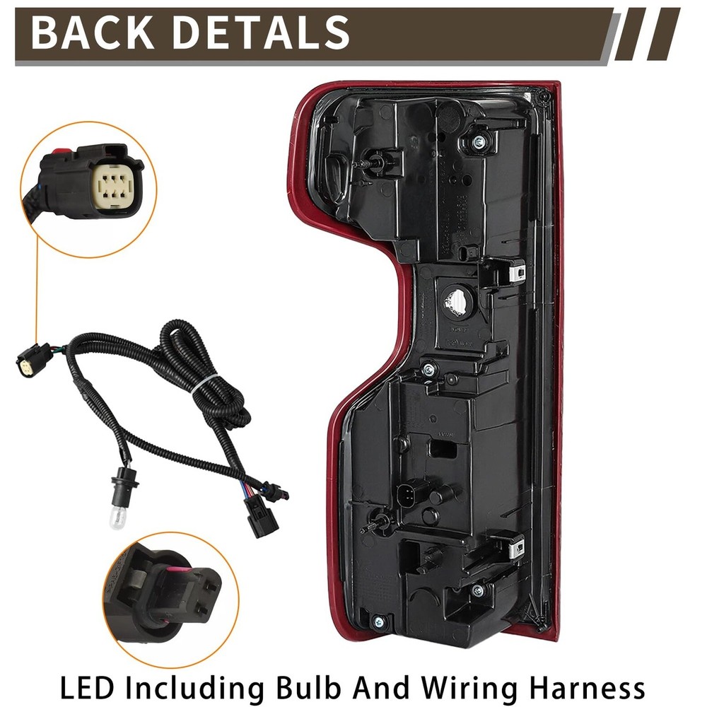 Chevy Silverado LED Tail Light Assembly 2019-2023 Left Side