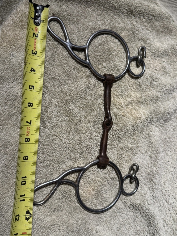 Sliding Gag Copper Mouth Snaffle - 5"
