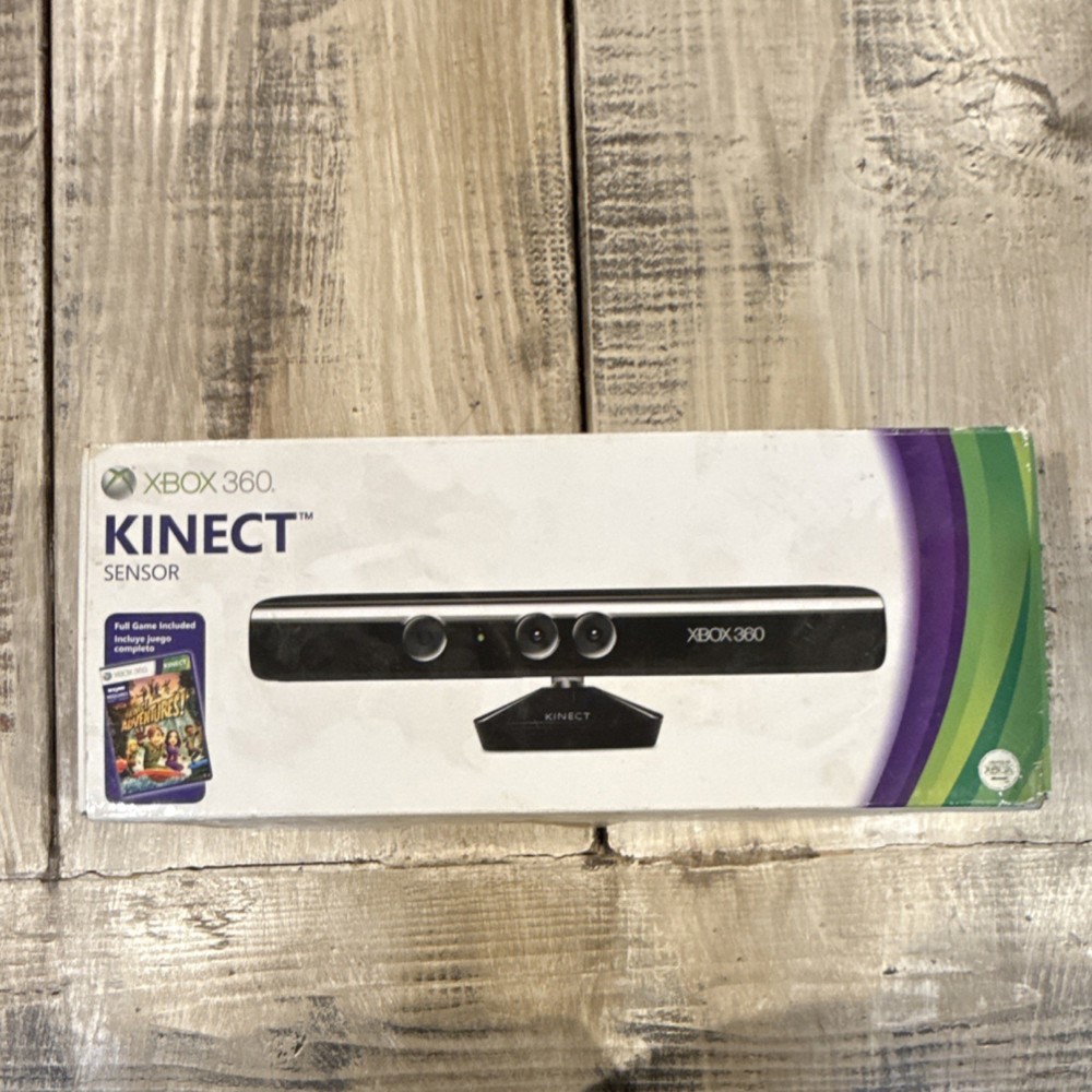 Microsoft Xbox 360 Kinect Sensor Motion Camera Black with Original Box