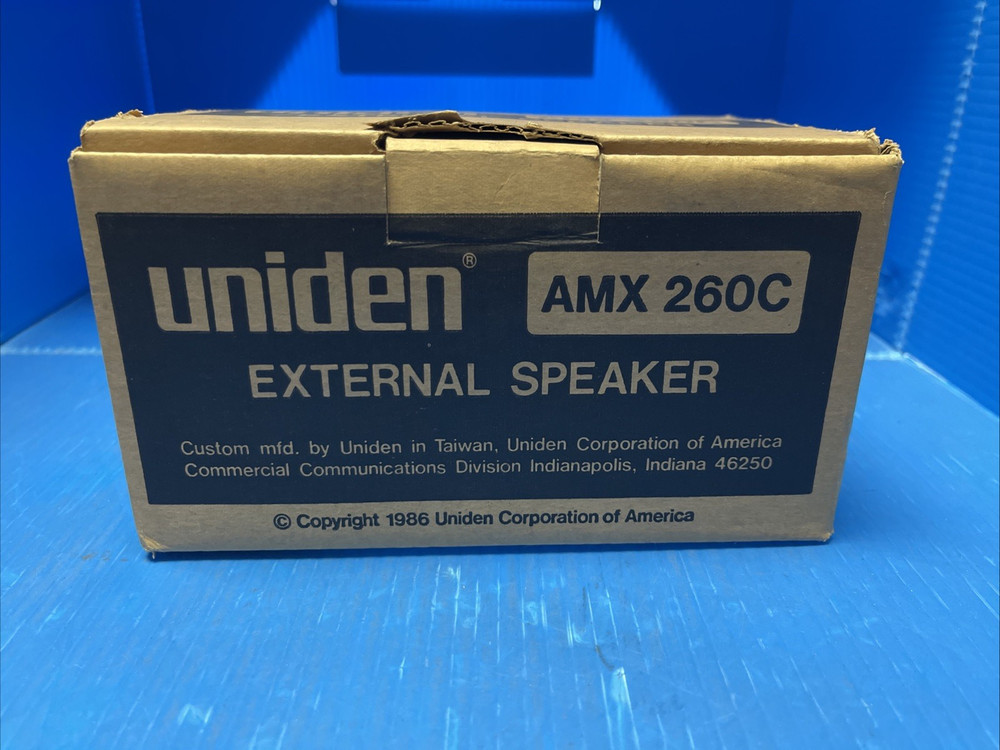 Uniden AMX 260C External Speaker with Mounting Bracket