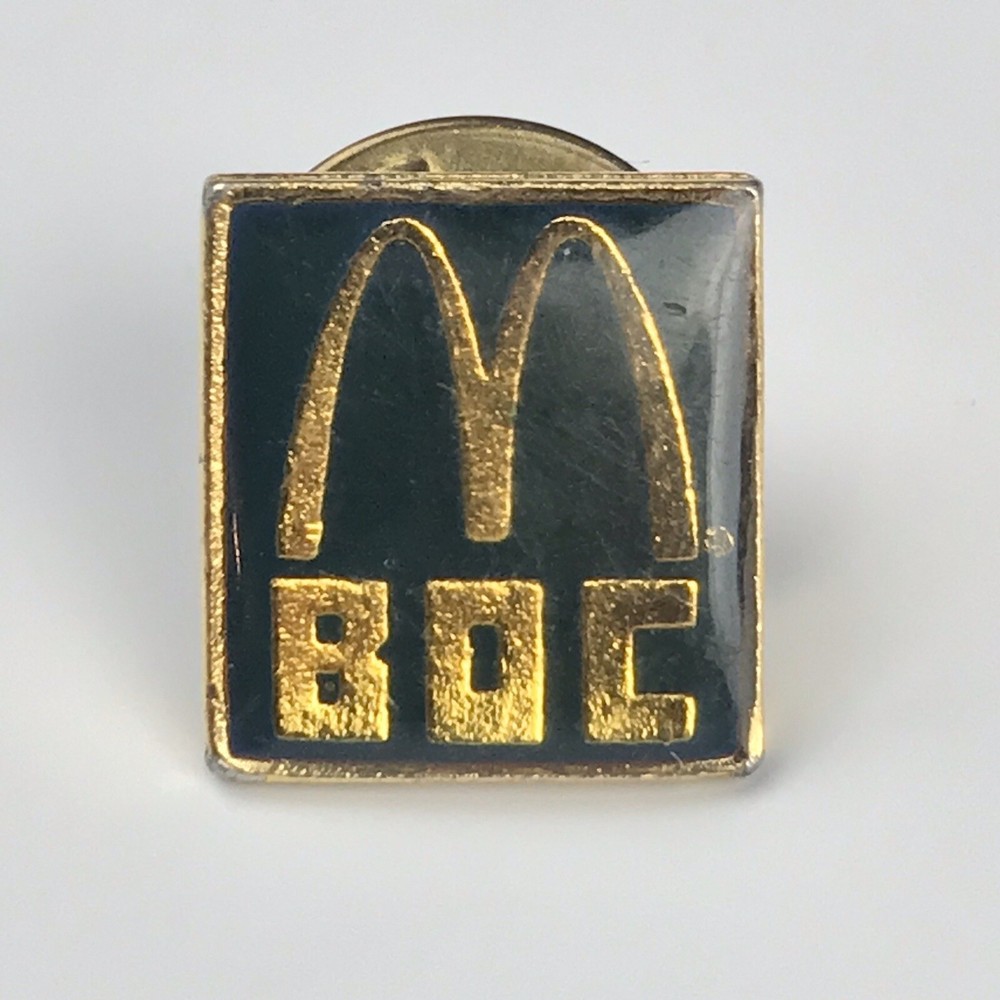 McDonalds BOC Vintage Pin Basic Operations Course Burger University