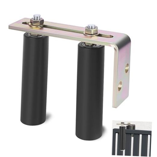 Universal Heavy Duty Slide Gate Guide Roller, 6" Nylon Rollers with 1 Pack
