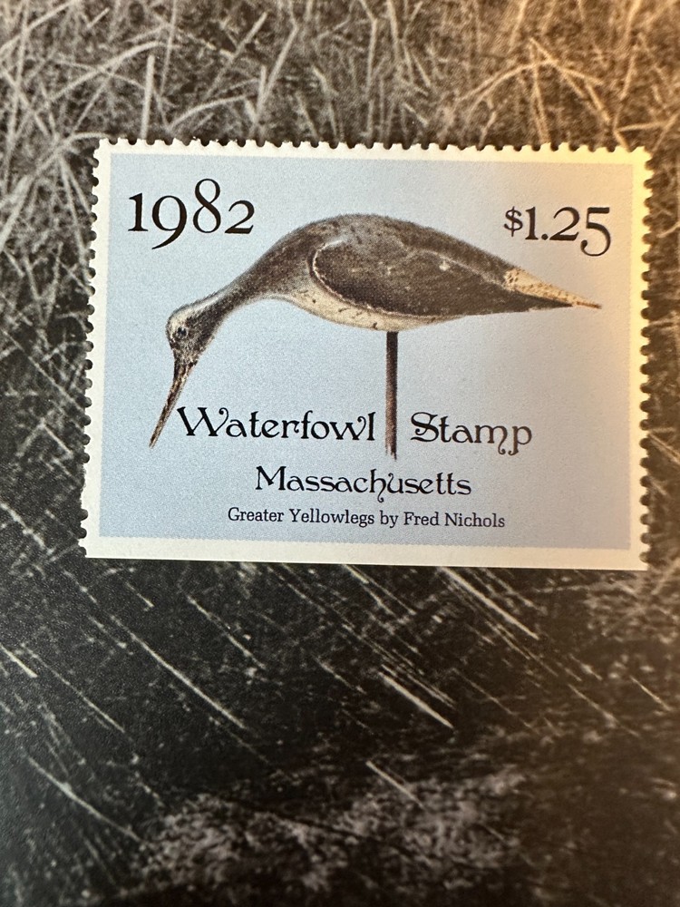1982 Massachusetts State Duck Stamp,