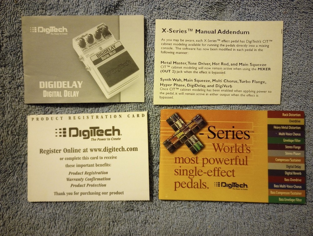 [VGC] DigiTech Digidelay 2003; Includes Original Box and Paperwork