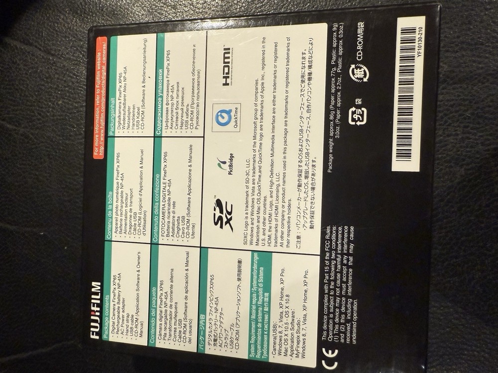 Fujifim Finepix Xp65