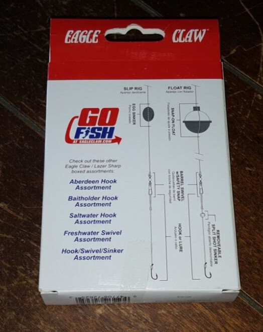 Eagle Claw 103 pc Sinker Assortment - Model #SNKRASST1