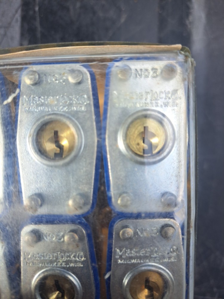 6-PACK Master Lock No 3 Commercial Maximum Security Locks Keyed Alike #3013