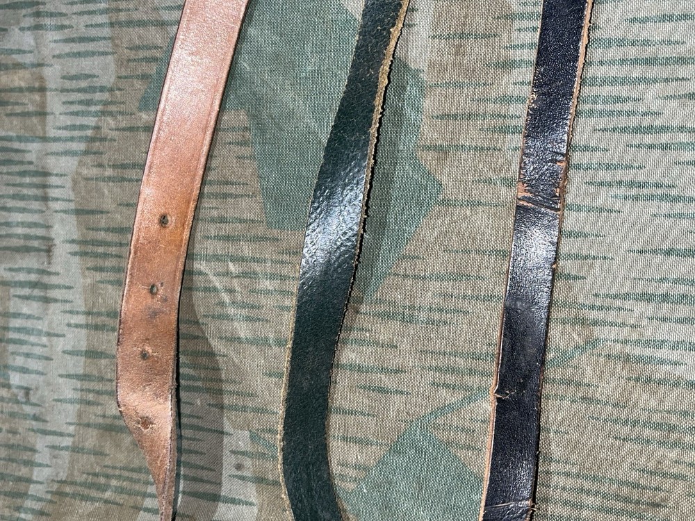 WW2 German Style Post War Uniform Zeltbahn Tornister Backpack Leather Straps 3x