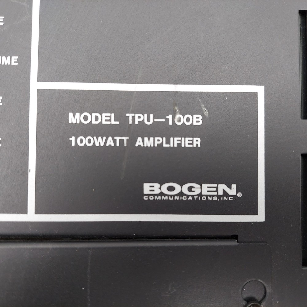 Bogen TPU-100B Telephone Paging Amplifier