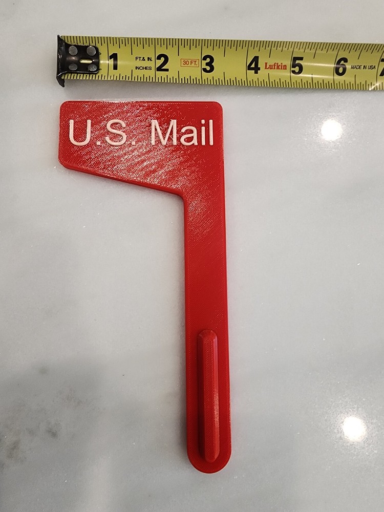 3D Printed Magnetic Mail Box Flag