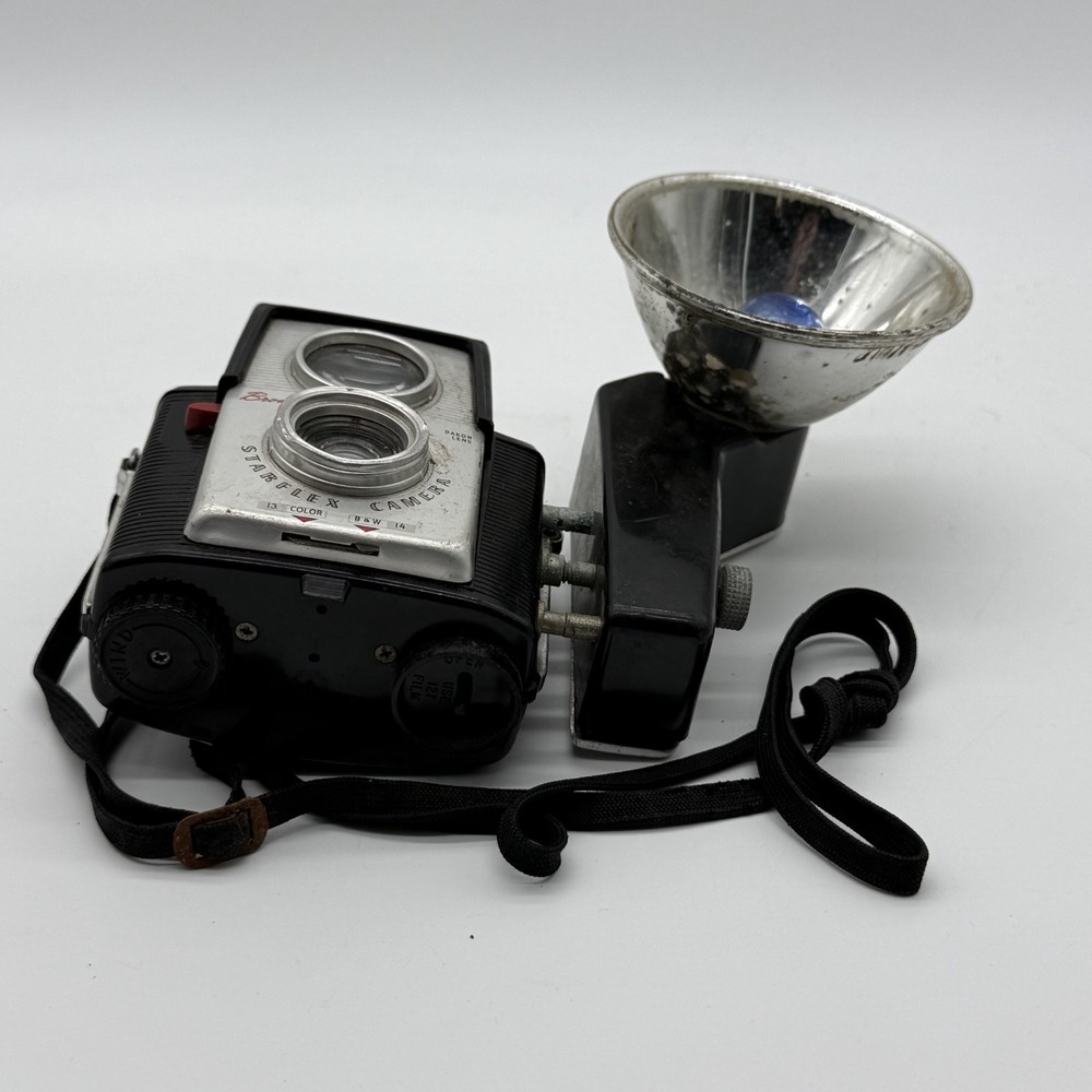 Kodak Brownie Starflex Camera with Flash Vintage Untested