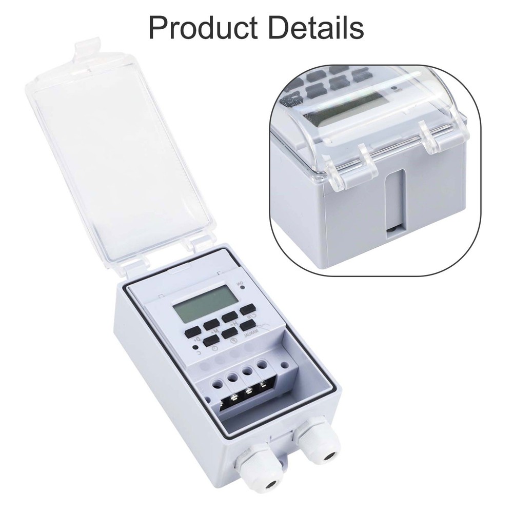 220V Waterproof Intelligent Timer KG316TF Automatic Programmable Switch