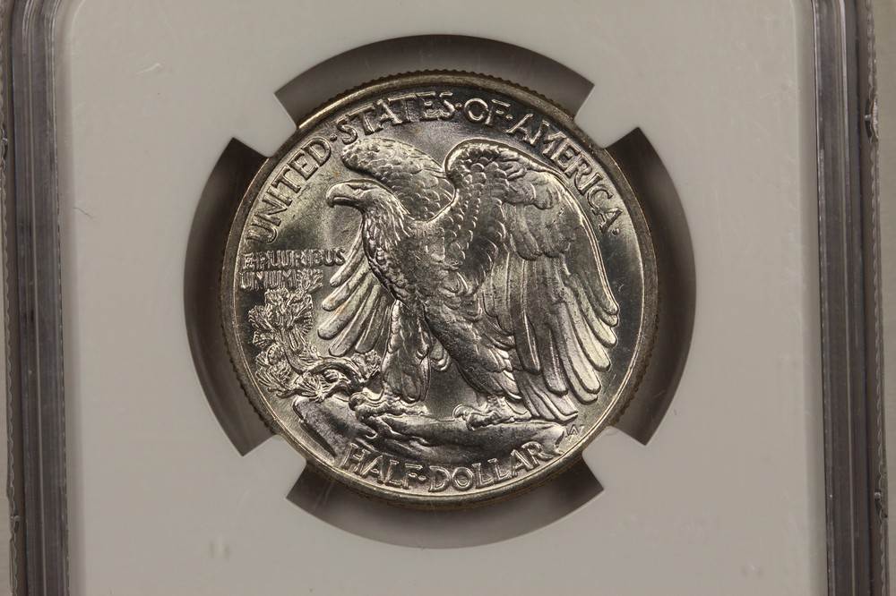 1942 Walking Liberty Half Dollar NGC MS64