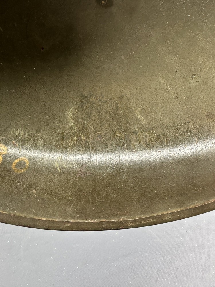 NAMED CAPTAIN M1-C PARATROOPER HELMET SHELL - Nice Example