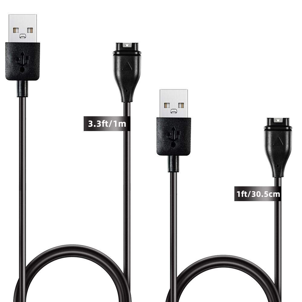 Compatible for Garmin Watch Charger Cable (2 Pack)