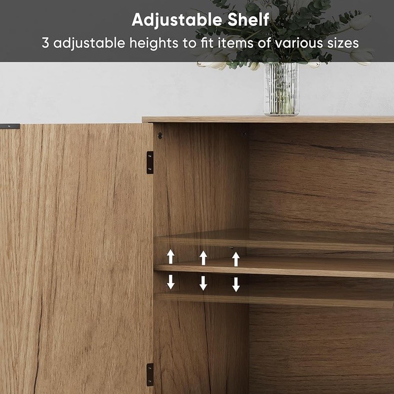 Large Storage Buffet Cabinet Multi-Functional TV Stand Sideboard Organizer New