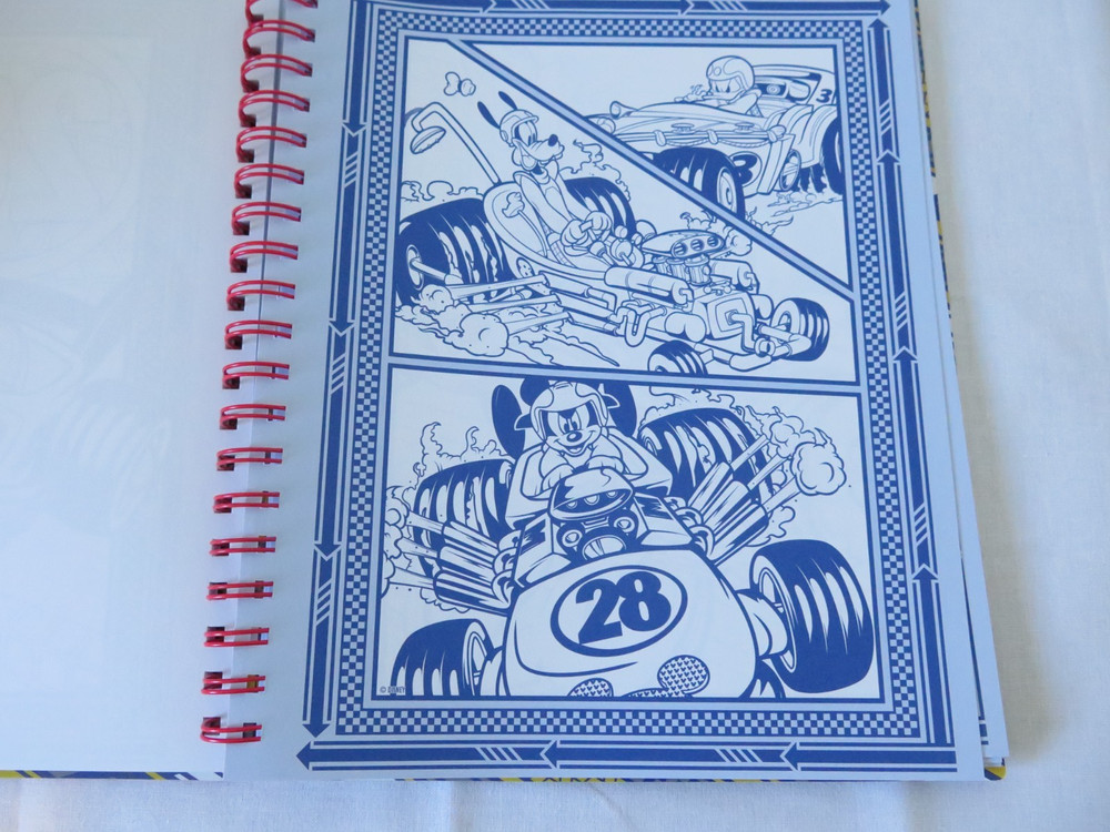 New Disney Mickey Mouse Activity Book Folder Stickers Pens