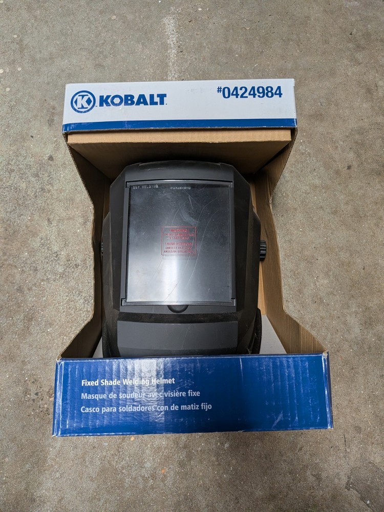 Welding Helmet - Fixed Shade #10 - Kobalt Blue